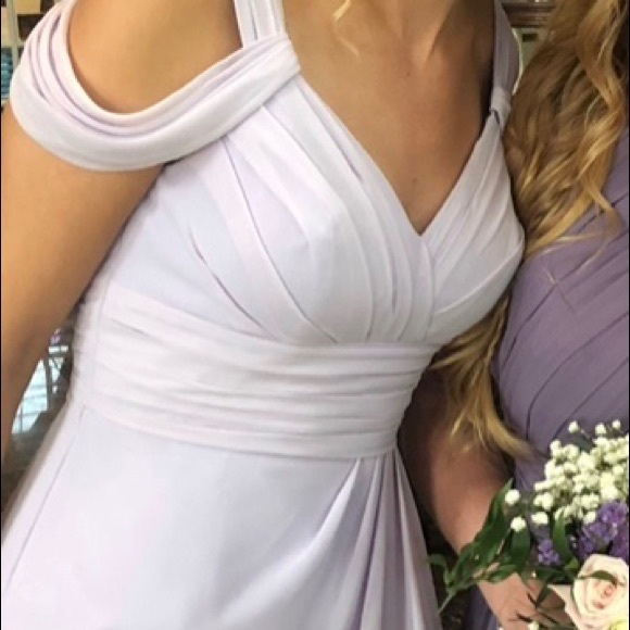 Bill Levkoff periwinkle purple bridesmaids dress - Picture 8 of 8